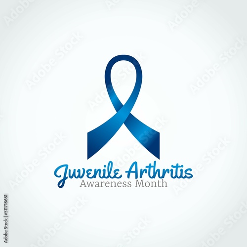 vector graphic of juvenile arthritis awareness month good for juvenile arthritis awareness month celebration. flat design. flyer design.flat illustration.