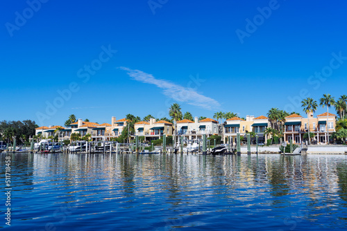Florida Tampa bay harbor and port landscape 