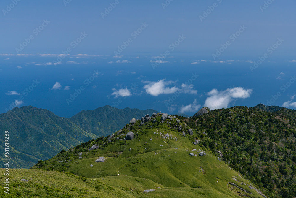 Obraz premium mountain landscape with clouds
