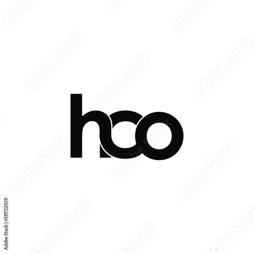 hco letter original monogram logo design