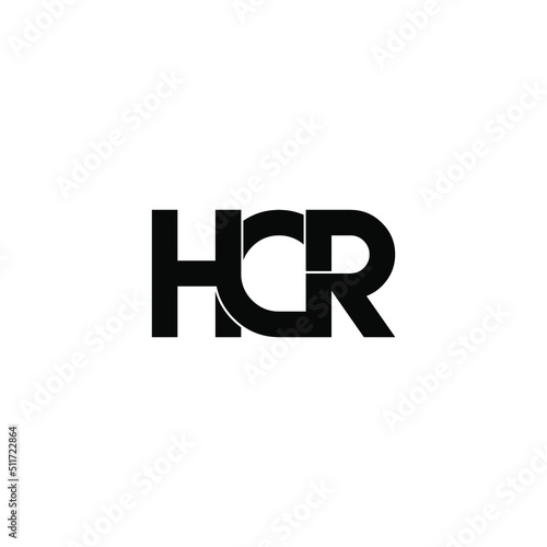 hcr letter original monogram logo design