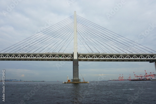 Yokohama bay bridge is an 860 metres crosses Tokyo Bay