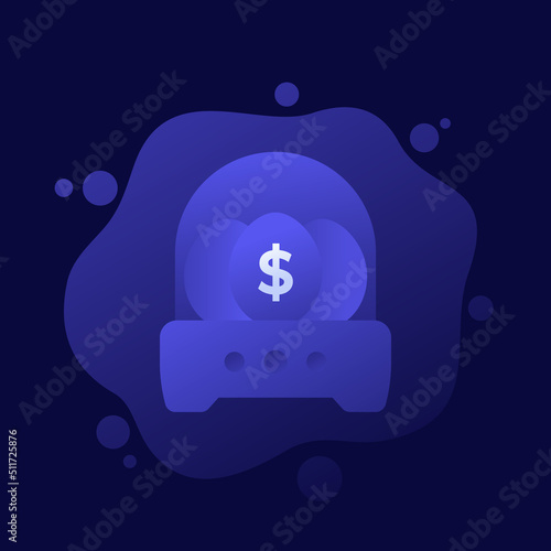 business incubator icon, vector design