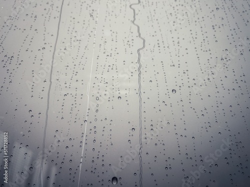 rain drops on window 