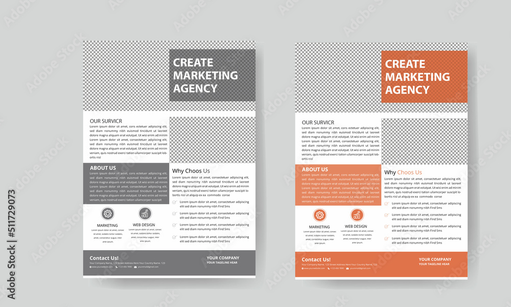 Obraz premium Business flyer