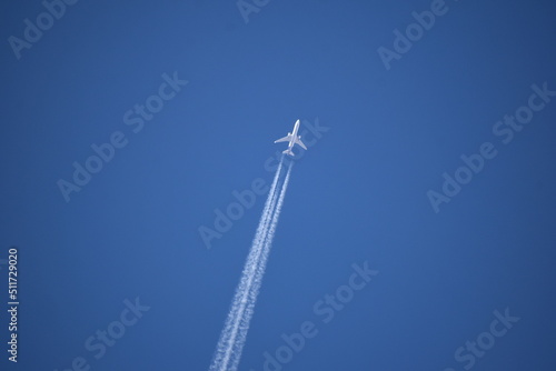 airplane in the sky