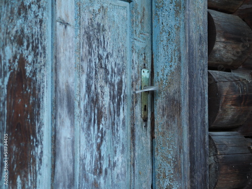 old wooden door