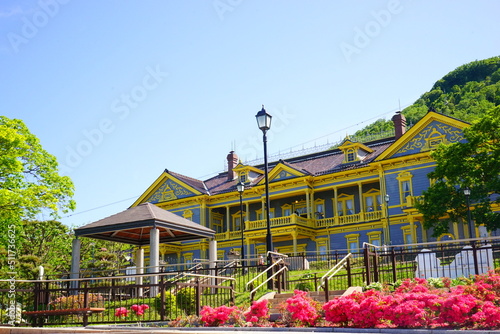 Obraz na płótnie 日本 北海道 函館 旧函館区公会堂 w salonie