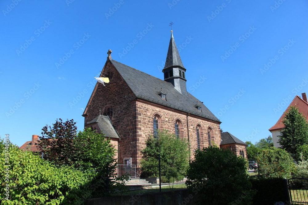 Die katholische St.-Elisabeth-Kirche in Vacha Die katholische St.-Elisabeth-Kirche in Vacha