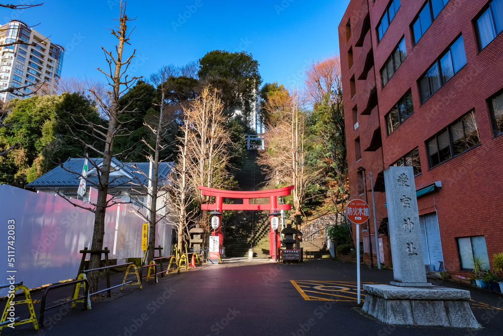 Obraz premium 東京都港区 愛宕神社