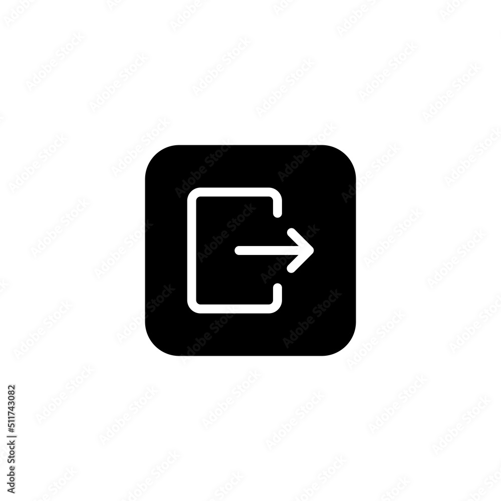 Logout button icon Logout button icon