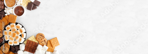Foto Smores buffet corner border