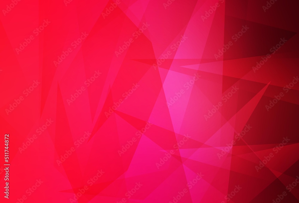 Light Red vector backdrop with lines, triangles. Light Red vector backdrop with lines, triangles.