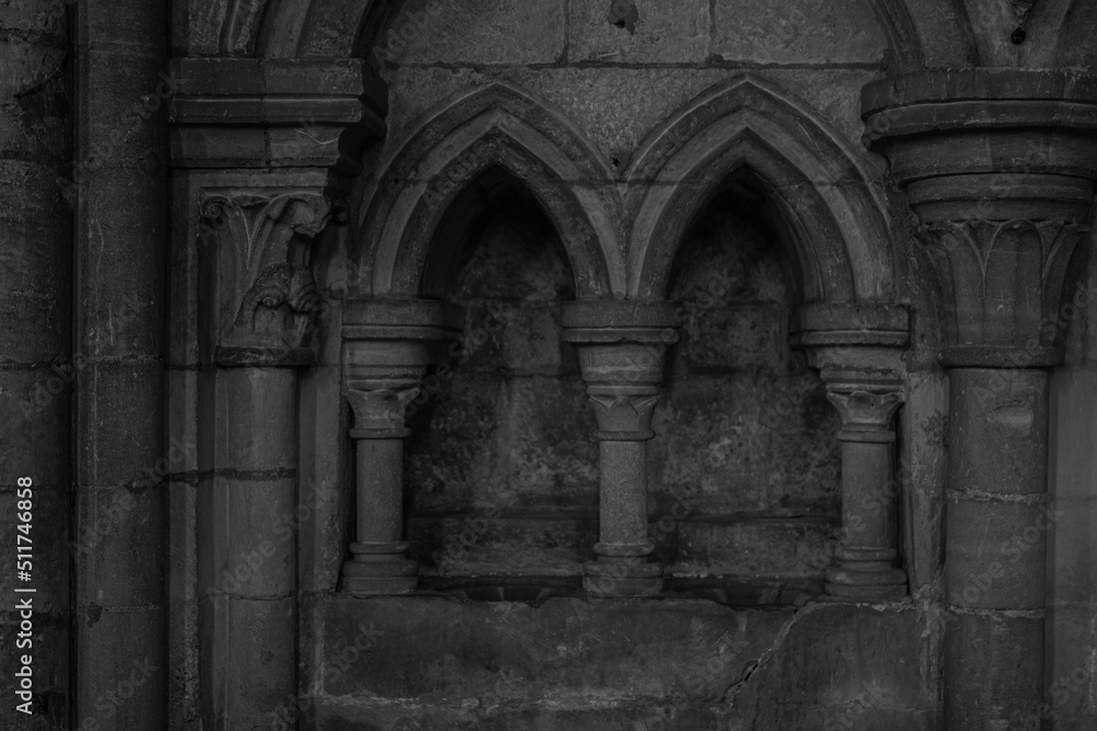 Fototapeta premium The old church in Ouistreham, France