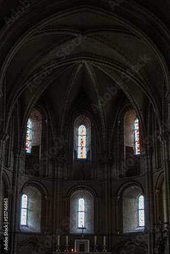 The old church in Ouistreham  France