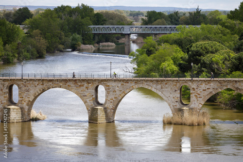 Puente de Piedra, Zamora, Spain photo
