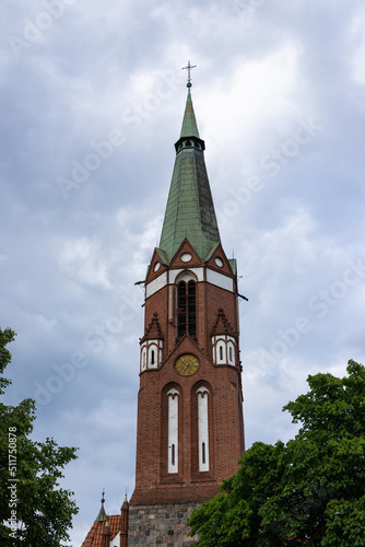 The tower of St. George's Church in Sopot