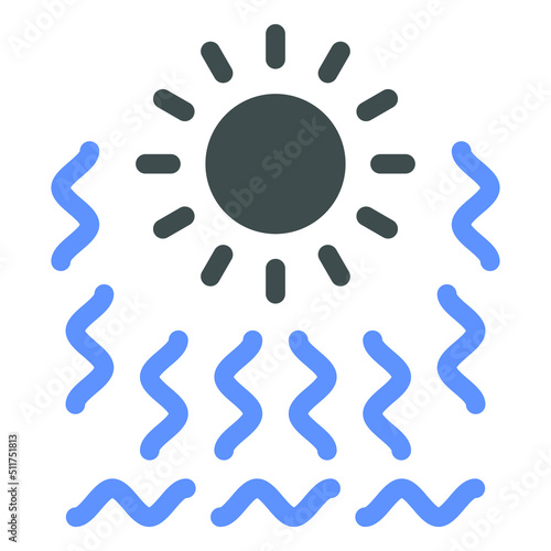 Heat Wave Icon Style