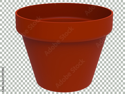flowerpot 3d render png