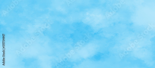 Morning view of natural cloudy and shinny summer blue sky, Abstract natural sky background with white clouds, cloudy blue sky vector illustration for wallpaper and design.