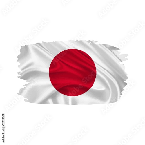 Japan Flag Brush Stroke Flag of Japan Vector Illustration Free Download Japan Flag Brush Stroke Flag of Japan Vector Illustration - GFXLoad