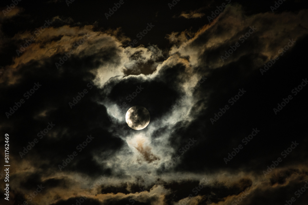 Fototapeta premium moon in the sky