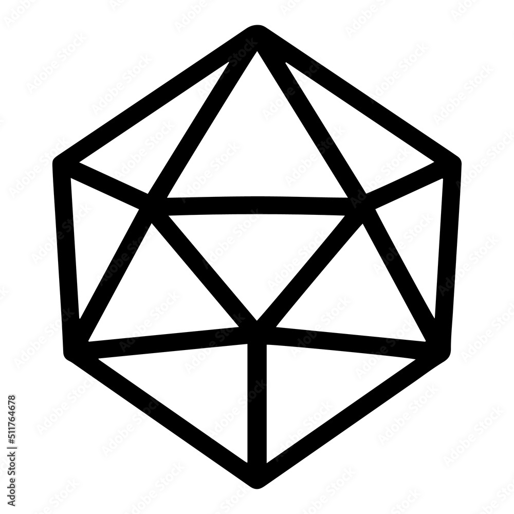 Digital illustration of dice Digital illustration of dice