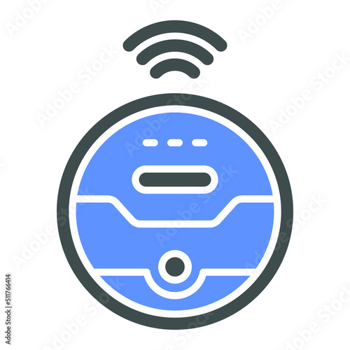 Robot Vaccum Icon Style