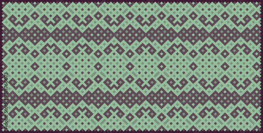 Multicolor truchet tiling connections illustration Multicolor truchet tiling connections illustration