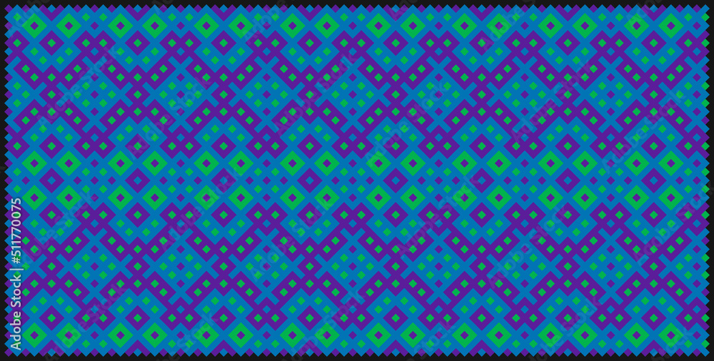 Multicolor truchet tiling connections illustration Multicolor truchet tiling connections illustration