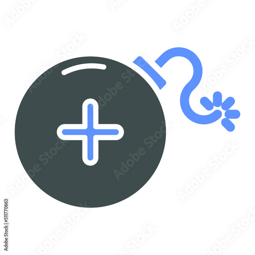 Pirate Bomb Icon Style
