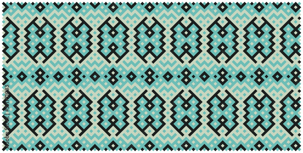 Multicolor truchet tiling connections illustration Multicolor truchet tiling connections illustration