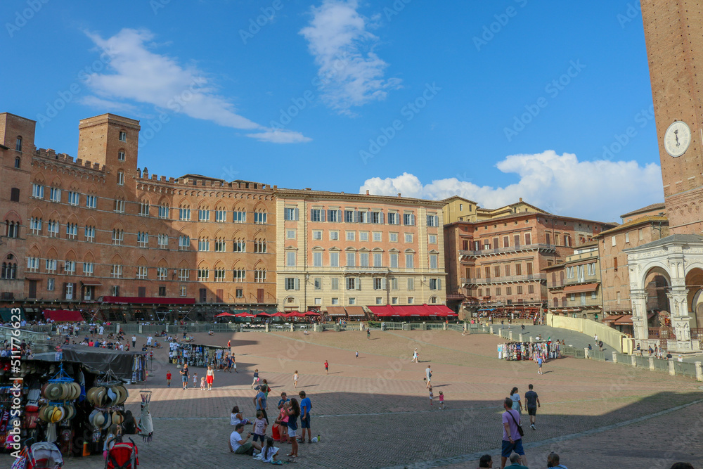 Naklejka premium Piazza del Campo , Siena