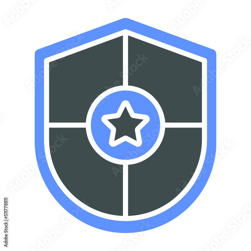 Police Shield Icon Style