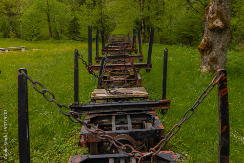 Waldbahn Reichraming, old museum narrow gauge railway close to R photo