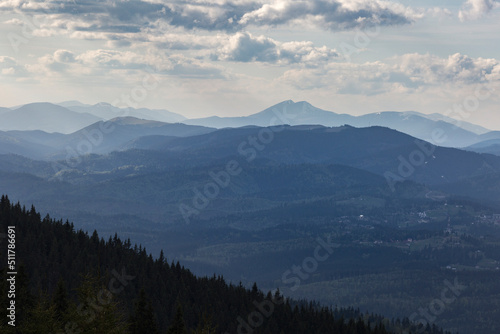 View on the Syvuli mountains from the Kukul meadow of Chornohora mountain range, The Carpathians © almostfuture