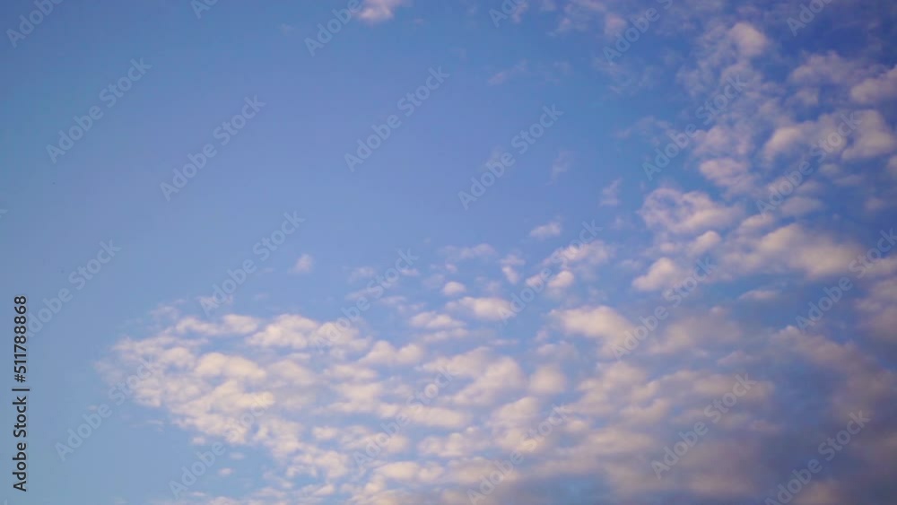 Clouds in the sunshine on a background of clear sky Clouds in the sunshine on a background of clear sky