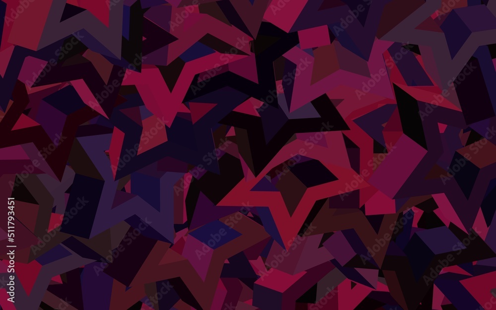 Dark Purple, Pink vector texture with triangular style. Dark Purple, Pink vector texture with triangular style.