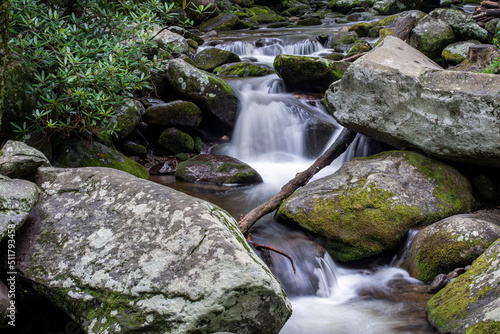 Fototapeta Naklejka Na Ścianę i Meble -  Waterfall in the Mountains