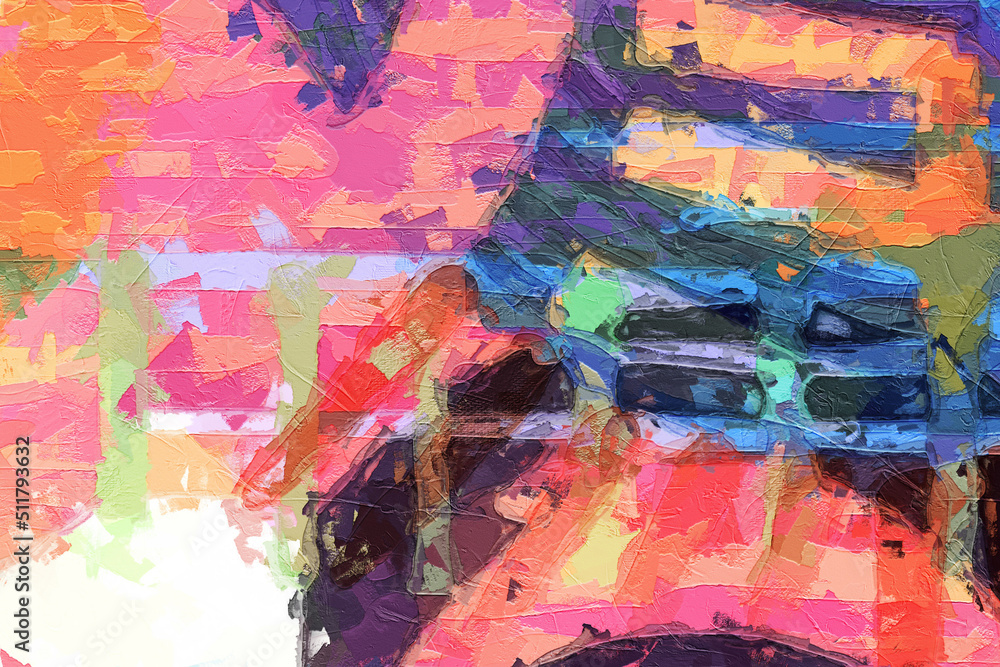 Naklejka premium abstract geometric texture illustration