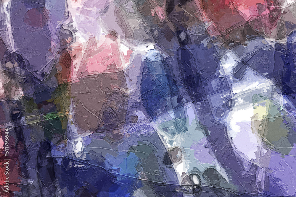 Obraz premium abstract geometric texture illustration