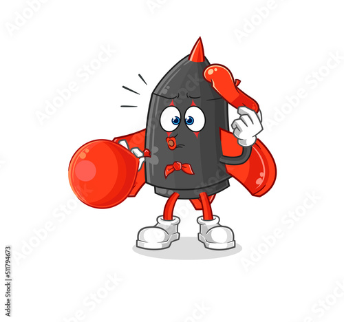 dart pantomime blowing balloon. cartoon mascot vector