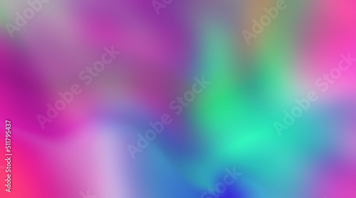 Fotografie, Obraz Abstract blurred aura gradient colorful background
