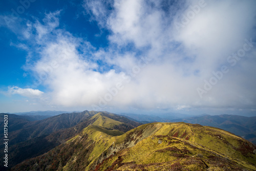 clouds over the mountain