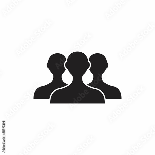 People icon, isolated