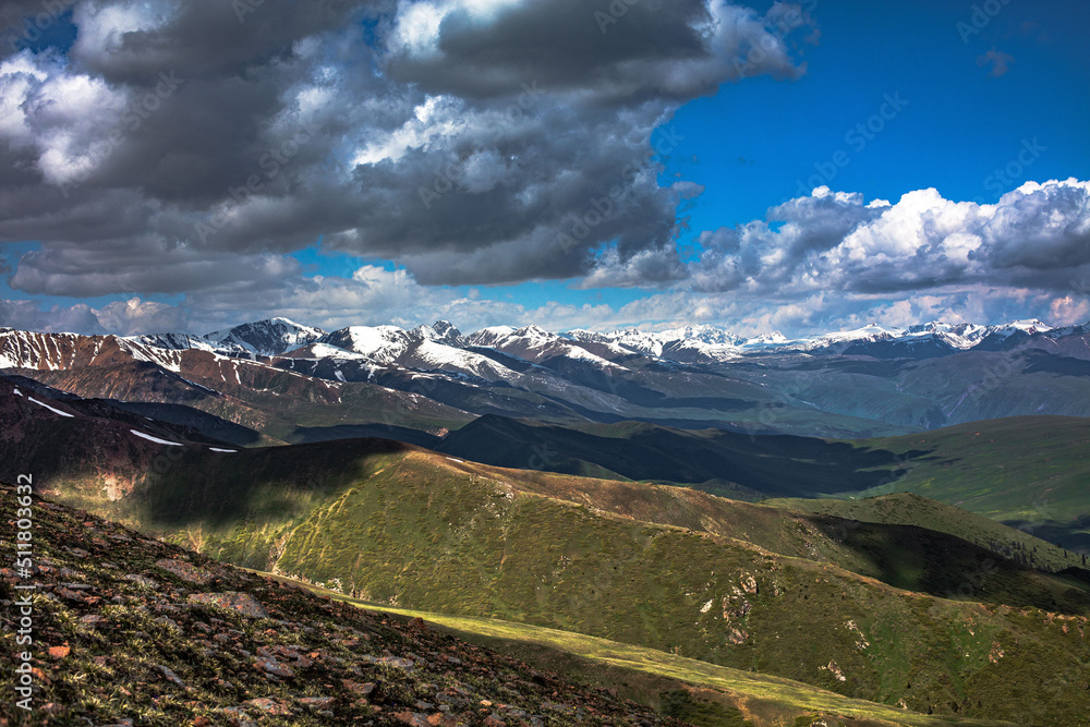 Fototapeta premium landscape with sky and clouds