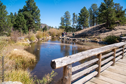 Sprague Lake in Rocky Mountain, Colorado, USA 스프라그 호수, 로키 산맥, 콜로라도, 미국