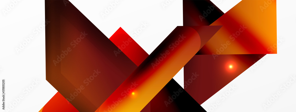 Dynamic 3d geometric abstract background. Triangles and other simple forms composition. Vector Illustration For Wallpaper, Banner, Background, Card, Book Illustration, landing page Dynamic 3d geometric abstract background. Triangles and other simple forms composition. Vector Illustration For Wallpaper, Banner, Background, Card, Book Illustration, landing page