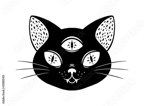Cute supernatural cat