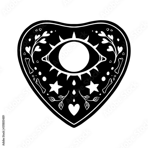 Ouija Planchette Board